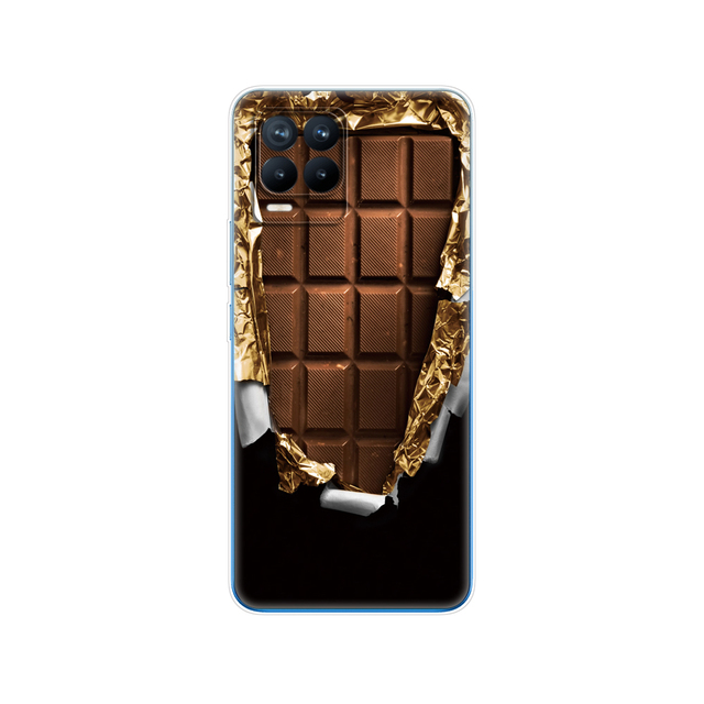 Realme 8 Case 6.4" Soft Silicon TPU Back For Realme 8 Pro OPPO Realme8 4G RMX3085 Phone Cover Coque Capa Funda Bumper Bag