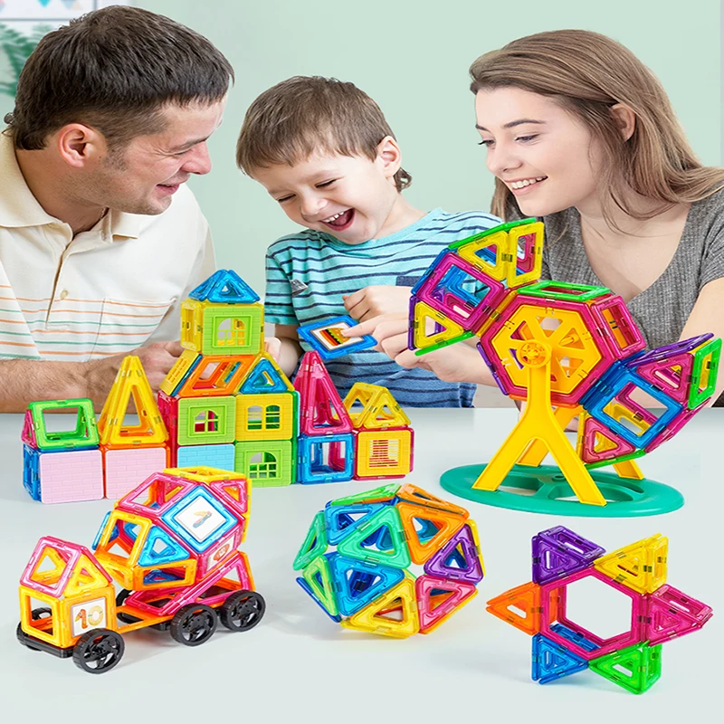 Adult Decompression Toys Children's Large Size Puzzle Magnetic Building Blocks Improve On Intellectual Creativity Magnet |