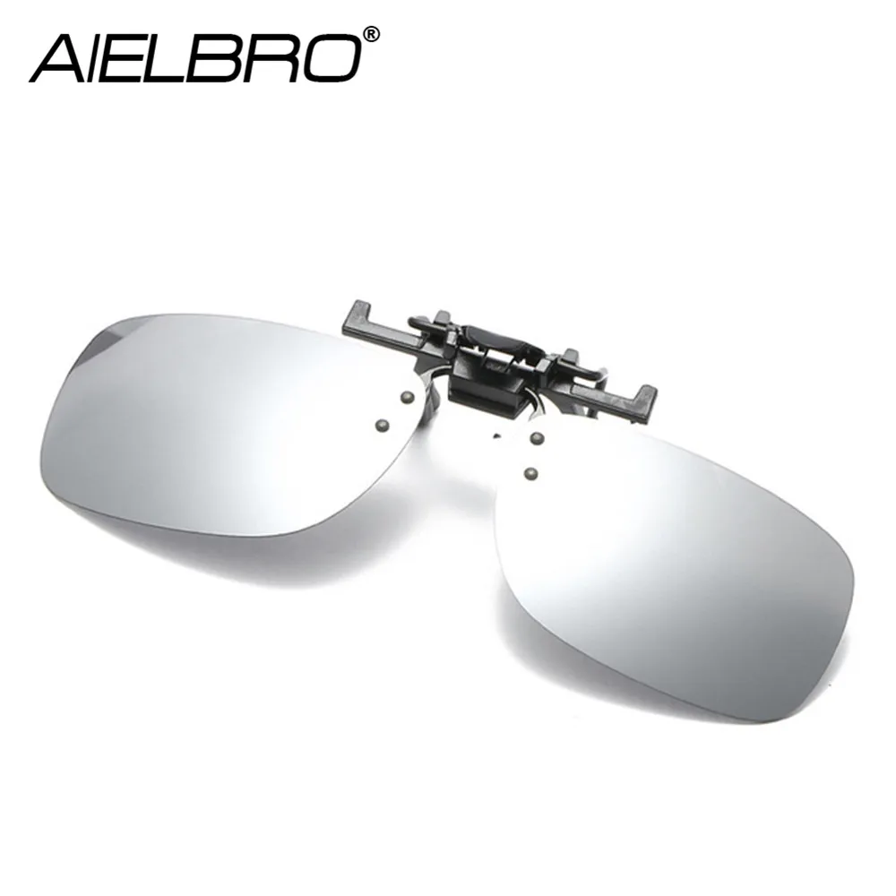 Men Women Polarized Sports Glasses Flip up Clip on Polarized Sunglasses Driving Fishing Cycling Hiking Sun Glasses Clips for Myopic