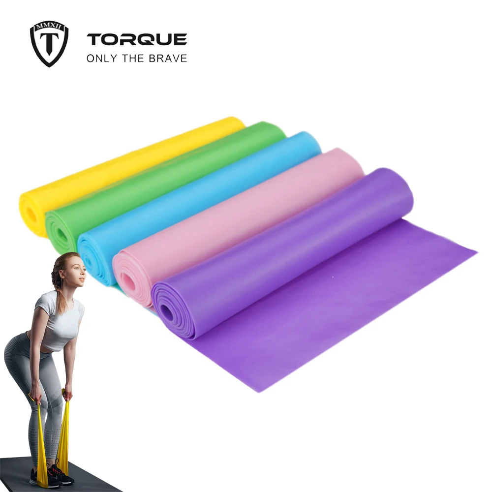 Yoga Pilates Stretch Resistance Bands Exercise Rubber Bands for Fitness Gym Training Elastic Workout Sport Bodybuilding Strap