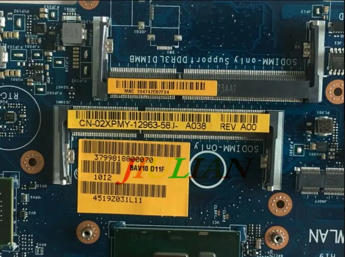 Материнская плата 02XPMY 2XPMY для DELL Inspiron 5557 5457 основная плата BAV00 I7-6500U LA-D051P P/N 02XPMY Рабочая