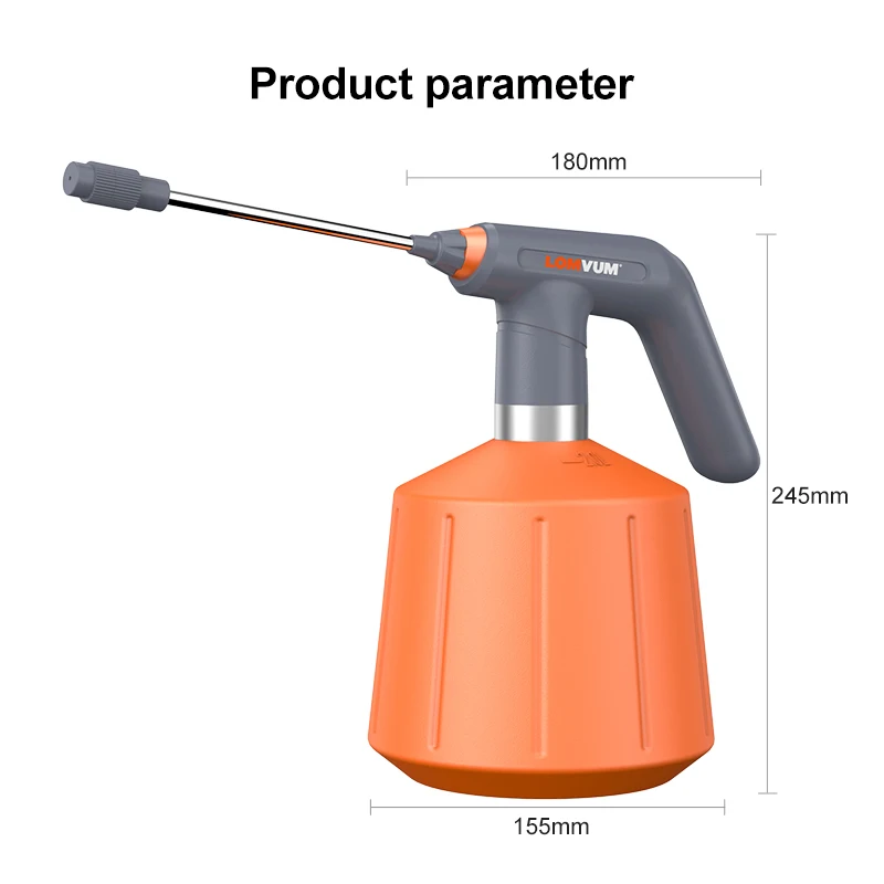 LOMVUM Electric Water Sprayer Mist Garden Plant Tool Watering Can for Flowers Automatic Watering Fogger Hand 2L Machine watering can garden tools water sprayer automatic watering device