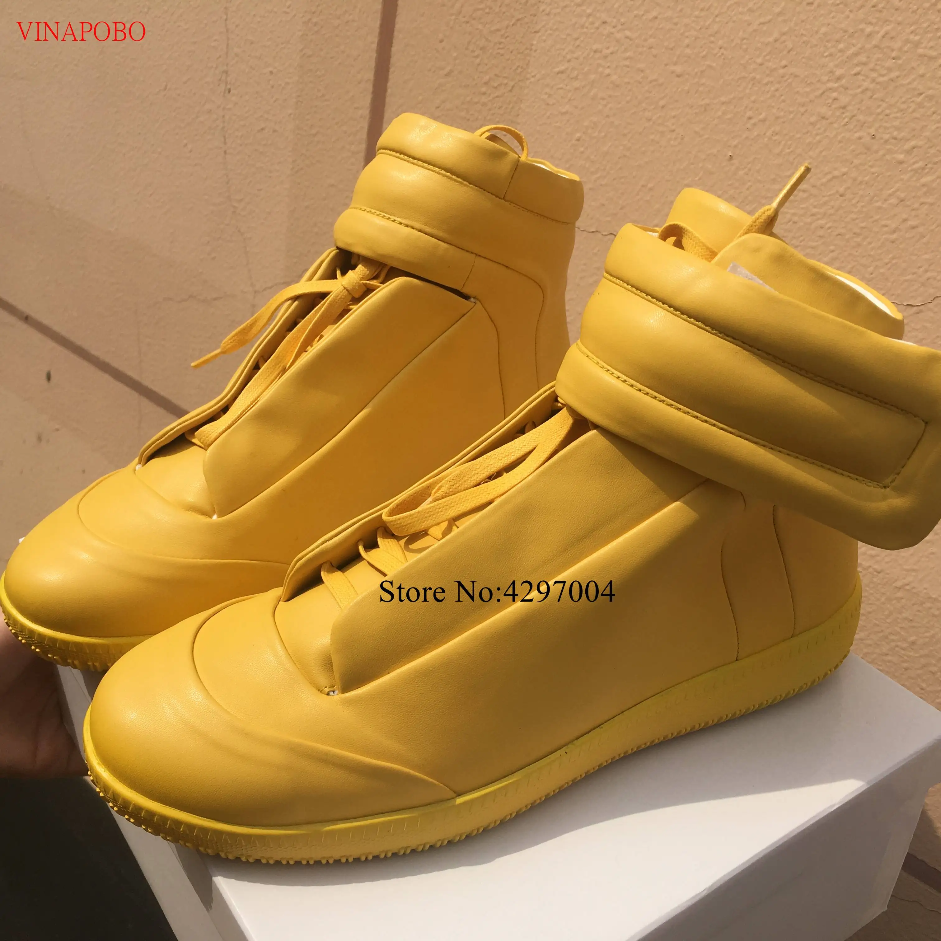 Mens Casual Shoes Hook& Loop Celebrity Men Fashion Sneakers Shoes Lace Up High Top Male Leisure Shoes Spring Autumn Size 38-46