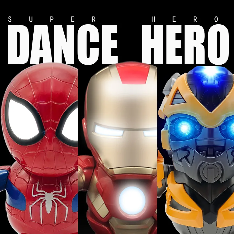 

Di S Shaking Voice Network Red Dancing Bumblebee Toy Deformation Robot Jingang Light Music Sway Stall Hot Selling