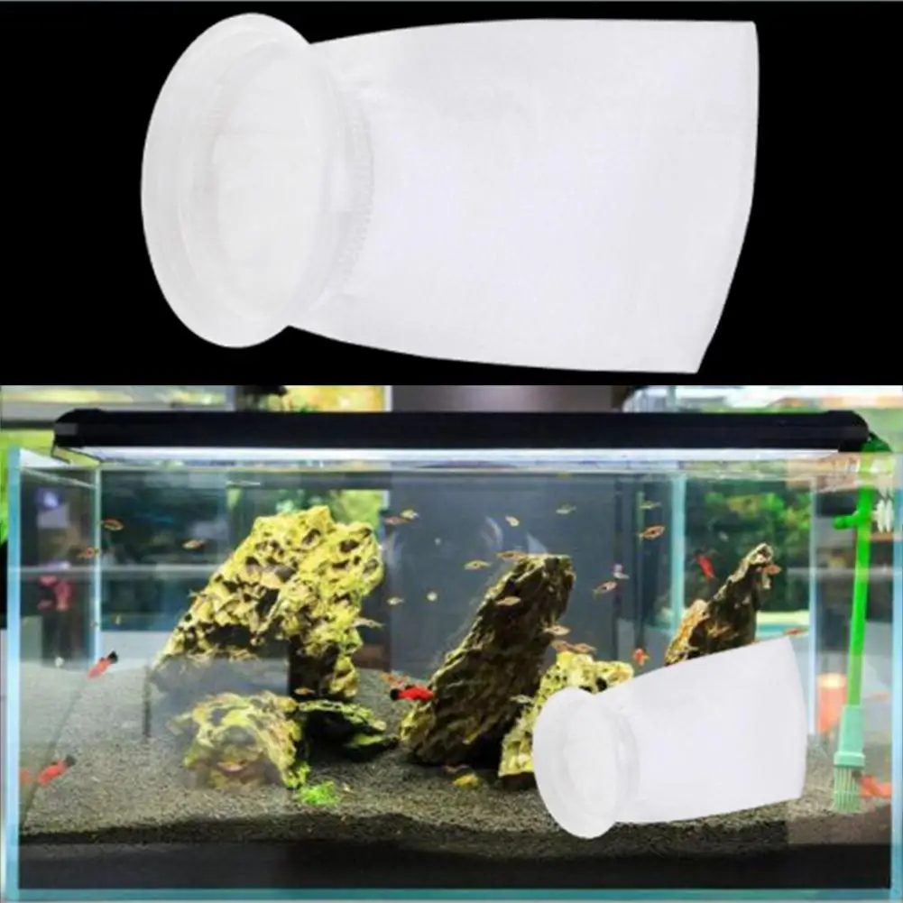 100/150/200um Aquarium Filter Bag Fish Tank Mesh Net Sump Micron Sock Pouch DIY Filters Aquaticanimal Accessories Pets Supplies | Дом и сад