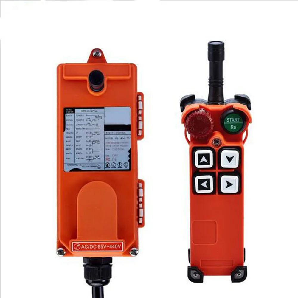 

Original TELECRANE Wireless Industrial Remote Controller Electric Hoist Remote Control 1 Transmitter + 1 Receiver F21-4S