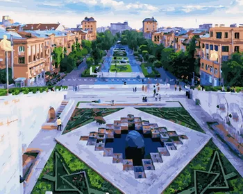 

Frameless diy paintings by numbers paint by number for home decor oil picture painting 5065cm square