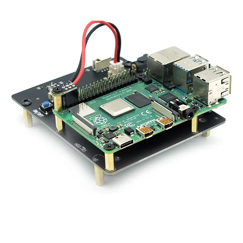Raspberry X825 2 5 дюймов жесткого диска SATA HDD/SSD хранения Плата расширения для Pi 4B ( 4