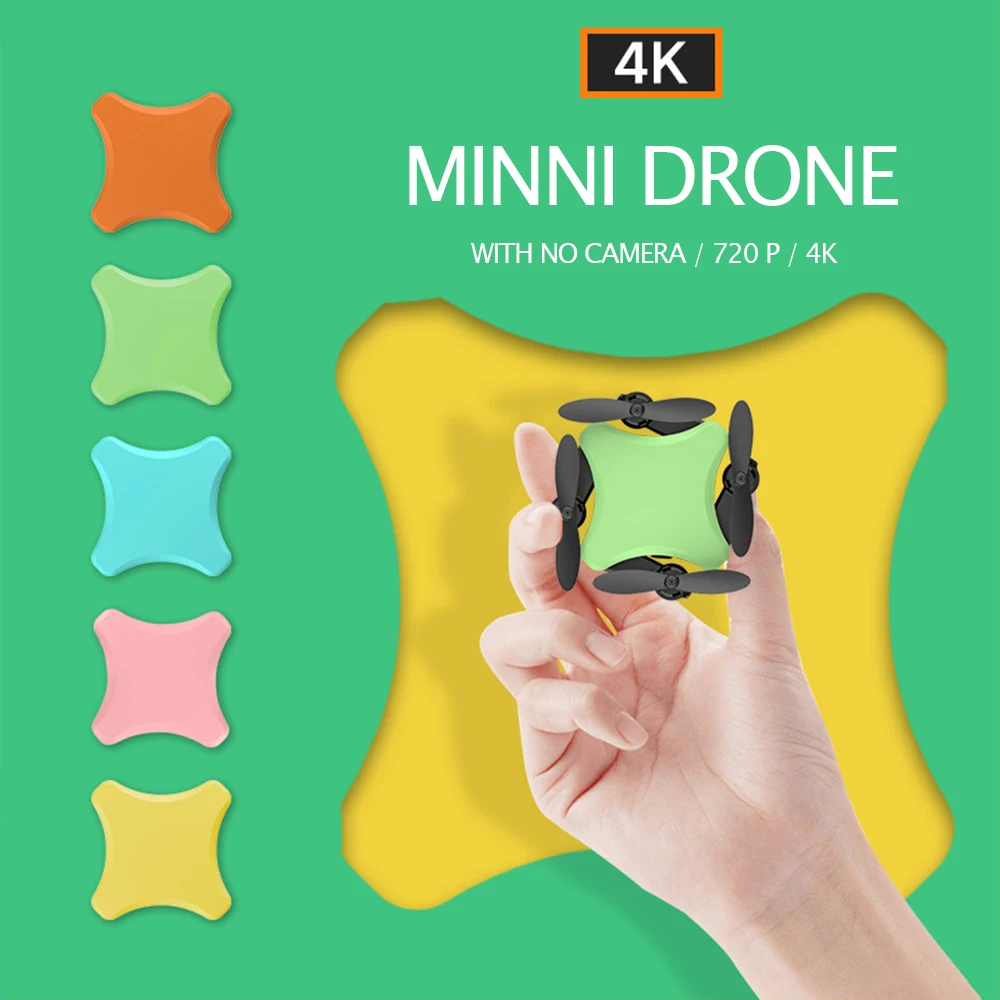 Drone 4K In Camera Drones Five Color Shell High Definition Four Folding Shaft Aircraft Aerial with 3