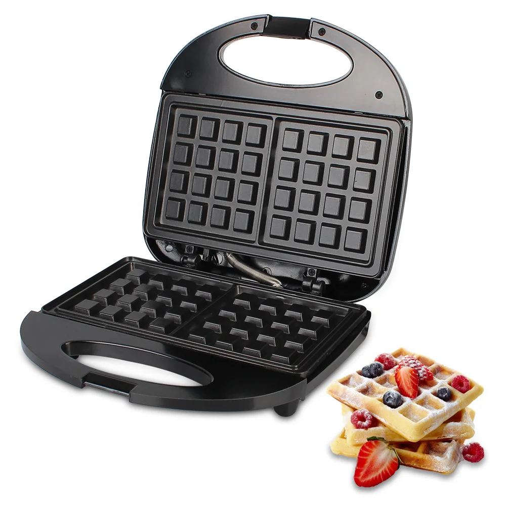 Baking Pan Breakfast Machine Kitchen Appliances Iron Waffles Pot 750w