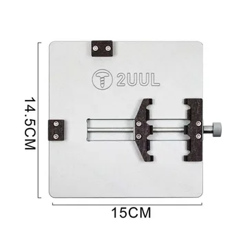2UUL 3 in 1 Phone Back Cover Motherboard Precision PCB Repair Fixture Holder Phone Circuit Board Soldering Repair Fixture fixture high temperature phone pcb ic chip motherboard jig board holder maintenance repair mold tool for soldering universal