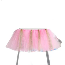 Вечерние пояса, детское украшение душевой кабины, текстиль, Легкий стул Тюлевая оборка для стола, домашнее мероприятие, свадебные принадлежности, праздничные