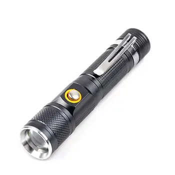 

Pocket LED Flashlights Torch Mini Penlight Light Lamp Belt Clip Portable Outdoor Light Pocket Flashlight Metal Torch