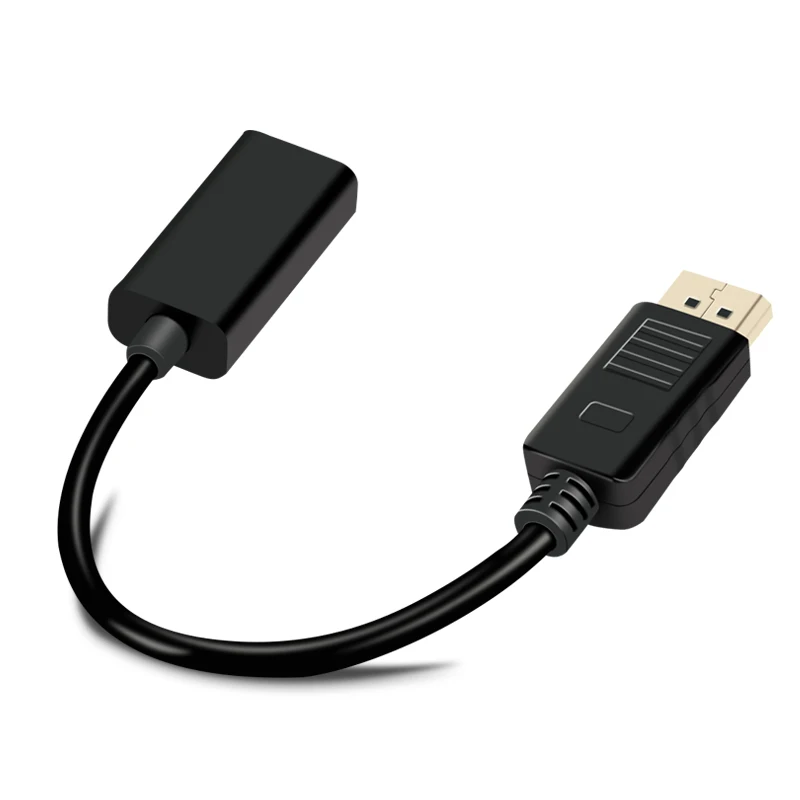 Адаптер DP к HDMI DisplayPort HDTV кабель адаптер конвертер мужчин и женщин поддержка 1080P
