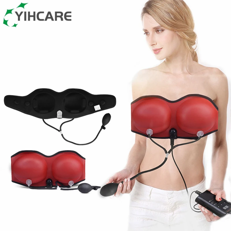 

Electric Breast Massager Bra Far Infrared Heating Breast Cup Growth Enlargement Lift Up Chest Firming Enhancement Massage Bra