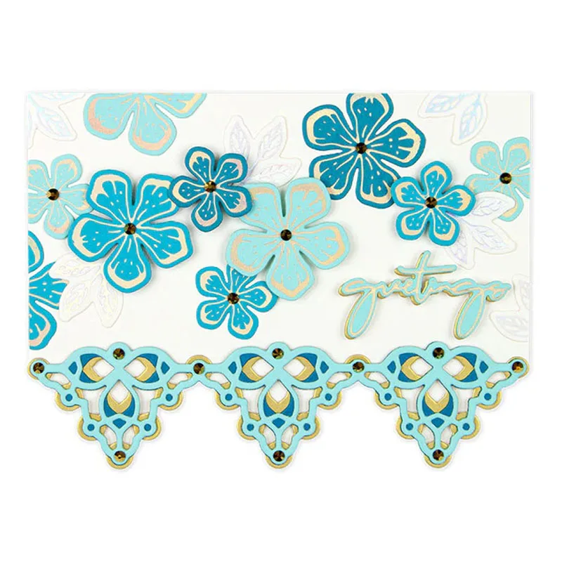 

Hollow Wreath Frame Metal Cutting Dies For Scrapbooking Craft Die Cut Card Making Embossing New 2020 Stencil Photo Album