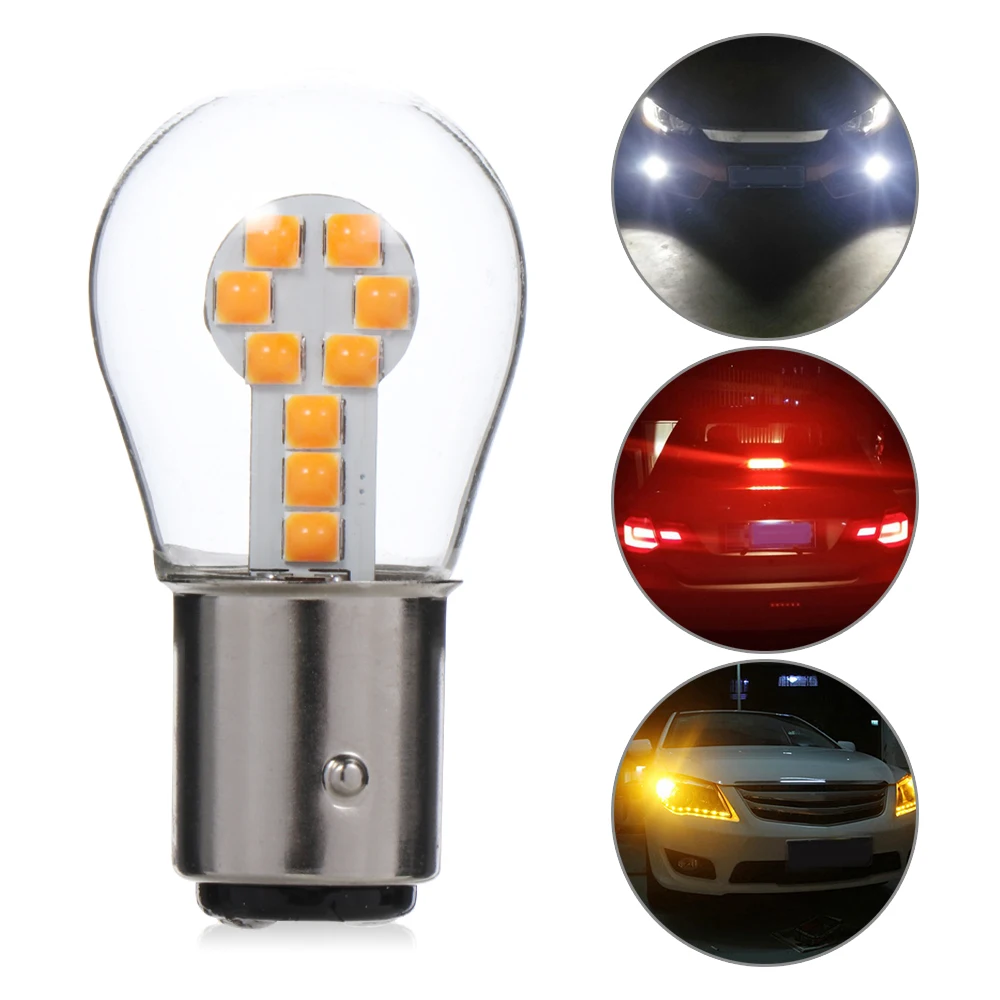 1156 BA15S P21W светодиодный фонарь R5W R10W 18SMD 800LM Автомобильные противотуманные фары DRL