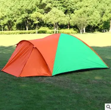 Открытый кемпинг 3-4 человека 1 спальня 1 гостиная 2 слоя походная Семейная Палатка Водонепроницаемый Туризм Велоспорт парк вечерние палатки для пикника