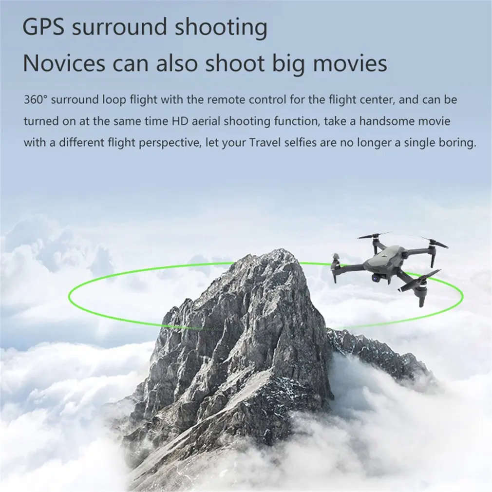 Дрон K20 бесщеточный двигатель 5G gps Дрон с 4K HD двойной камерой Профессиональный складной Квадрокоптер 1800 м радиоуправляемая игрушка