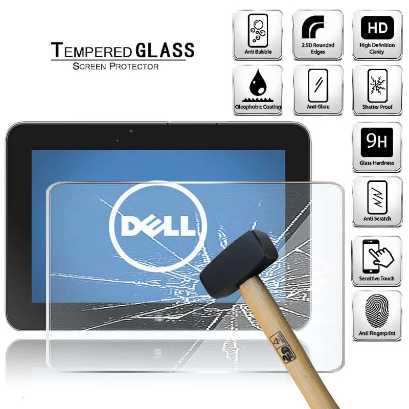 

Tempered Glass Screen Protector Cover for Dell XPS 10 10.1 Inch Full Screen Coverage Explosion-Proof Anti-Scratch Screen