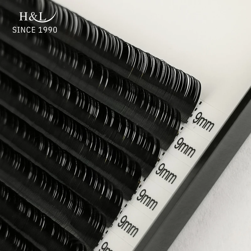 H& L с 1990 16 рядов 0,03 толщина отдельных ресниц Искусственные Ресницы cilios для профессионалов мягкая норка наращивание ресниц