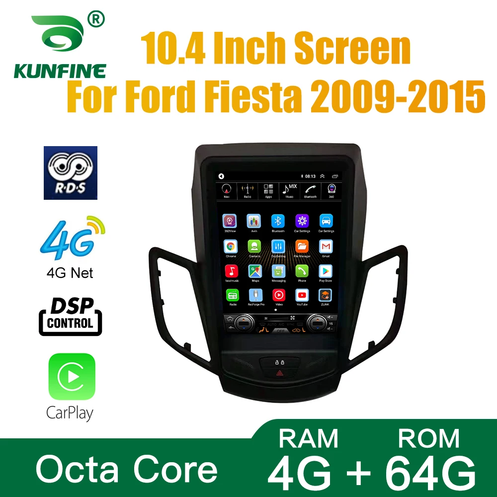 Экран Tesla Android 10 0 4 Гб RAM 64GM ROM Восьмиядерный автомобильный DVD GPS плеер Deckless Car Stereo для