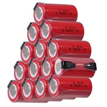 

14 pieces SC battery 1.2v 1500mah nicd power tools for dewalt for bosch for hitachi for metabo