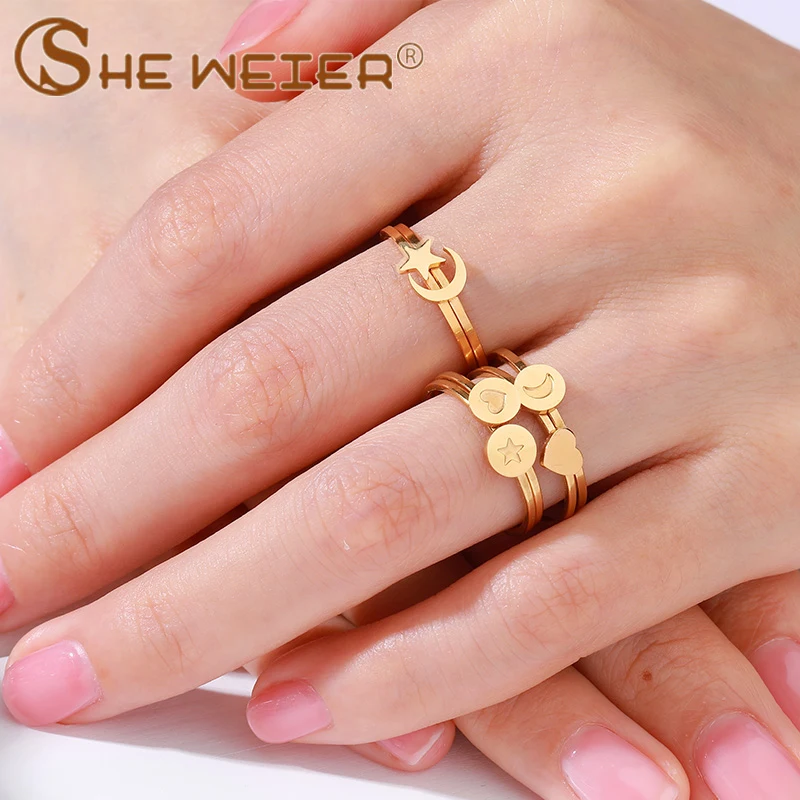 Stainless Steel Crystal Ring Women Party  Stainless Steel Accessories  Wholesale - Rings - Aliexpress