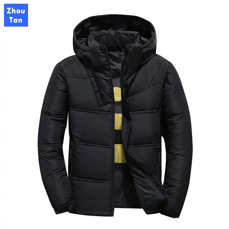 

Winter Down Jacket Mens Quality Thermal Thick Coat Gray Red Black Parka Male Warm Outwear Fashion White Duck Down Down Jacket