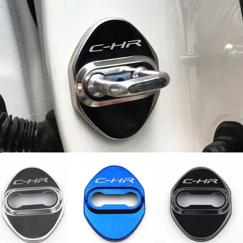 

Door Lock Decoration Protection Cover emblem case for Toyota C-HR CHR accossories car styling