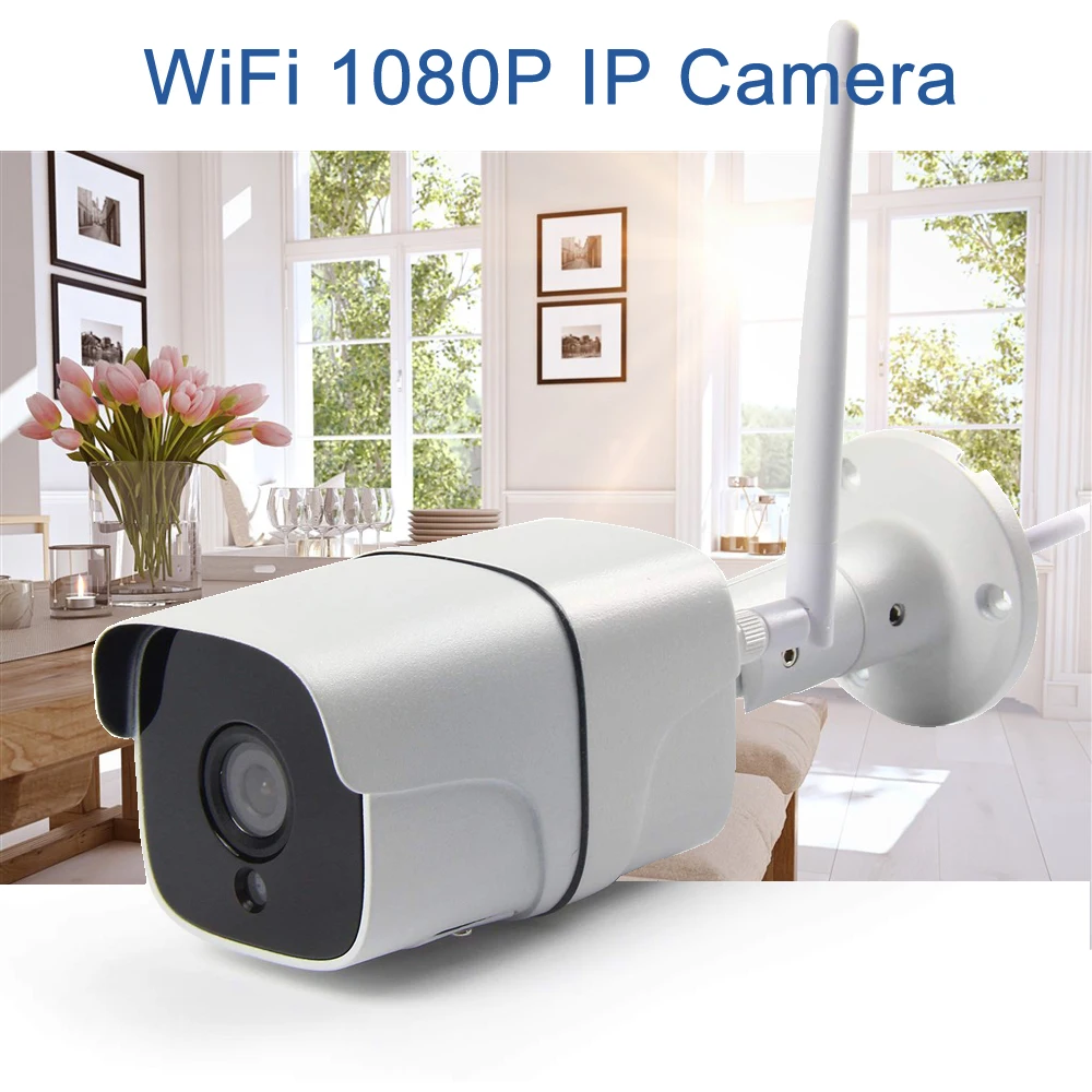 

WiFi IP Camera 1080P Outdoor Camera Wireless 2MP Security Night Vision Card Storage CCTV Camera Home Security Baby Monitor