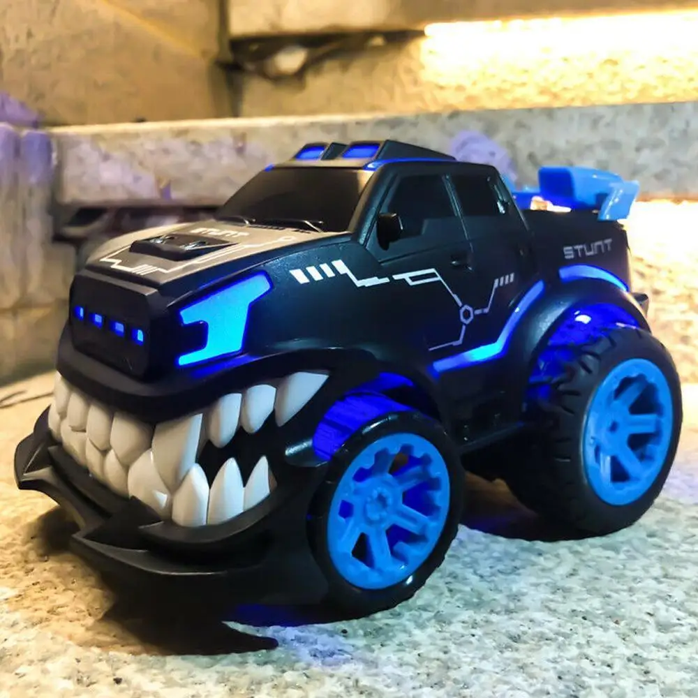 

2.4G Stunt 360 Degree Drifting Upright Rotating Remote Control Car Devil Big Tooth Off-Road Electric Model toy Car RC Toy Gift