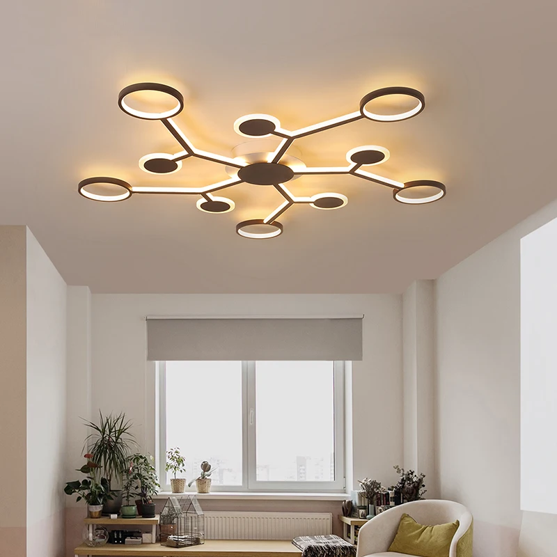 Новые Современные светодиодные люстры потолочные для гостиной спальни lampadari led люстра осветительное оборудование+ акриловые люстры para sala