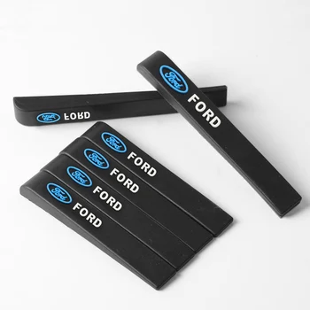 

Rubber Car Door Protector Strip Car Door Bumper Edge Anti-collision Strip Sticker For Ford Fiesta EcoSport ESCORT Focus 1 2