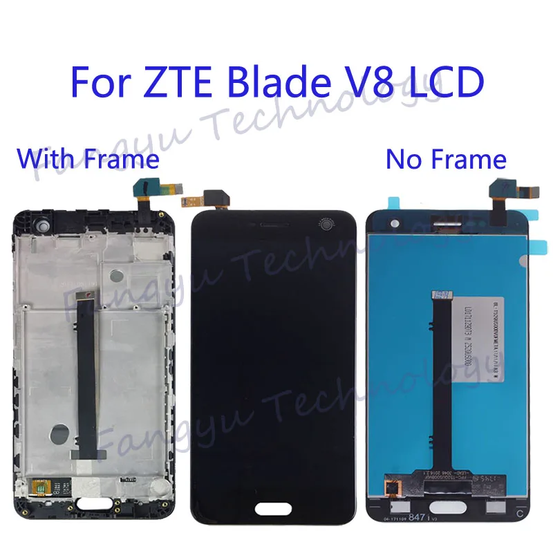 

For ZTE Blade V8 LCD + touch screen digitizer assembly display accessories for ZTE Turkcell T80 BV0800 LCD components+tool
