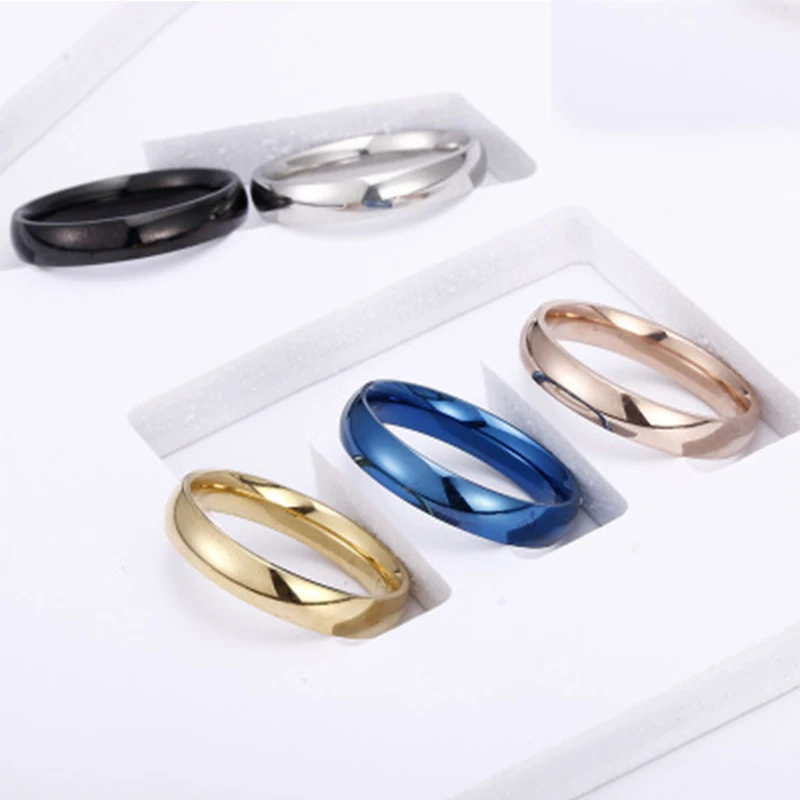 2019-New-Titanium-Steel-Rose-Unisex-Gold-Anti-allergy-Smooth-Simple-Wedding-Couples-Rings-for-Man (2)
