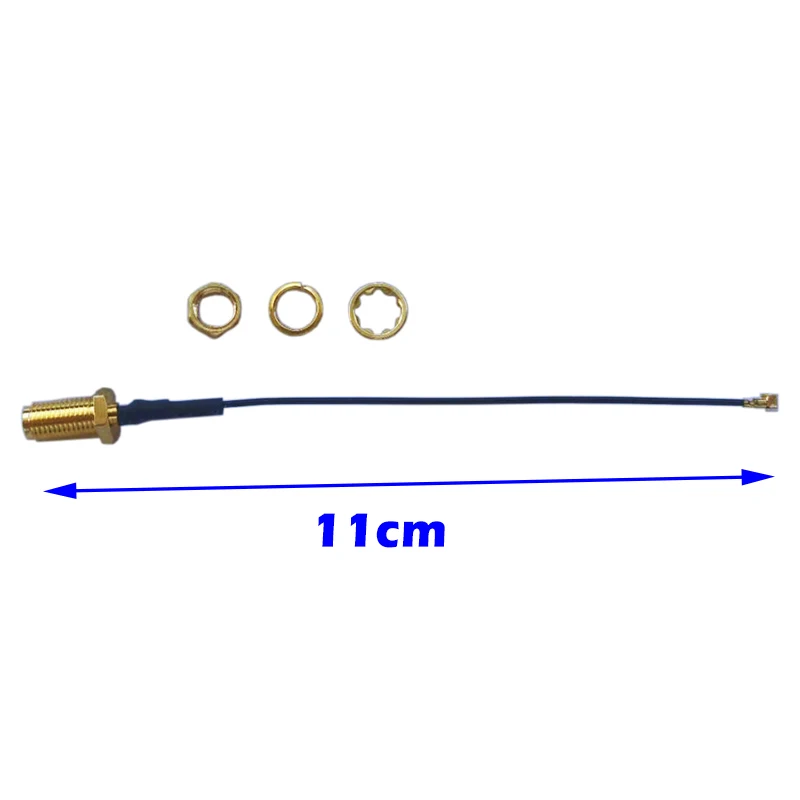 WiFi Antenna 3dbi Sma Male Connector 802.11b Aerial IPX to Extension Cord Pigtai Cable 11cm Elbow Right Angle L Router Modem