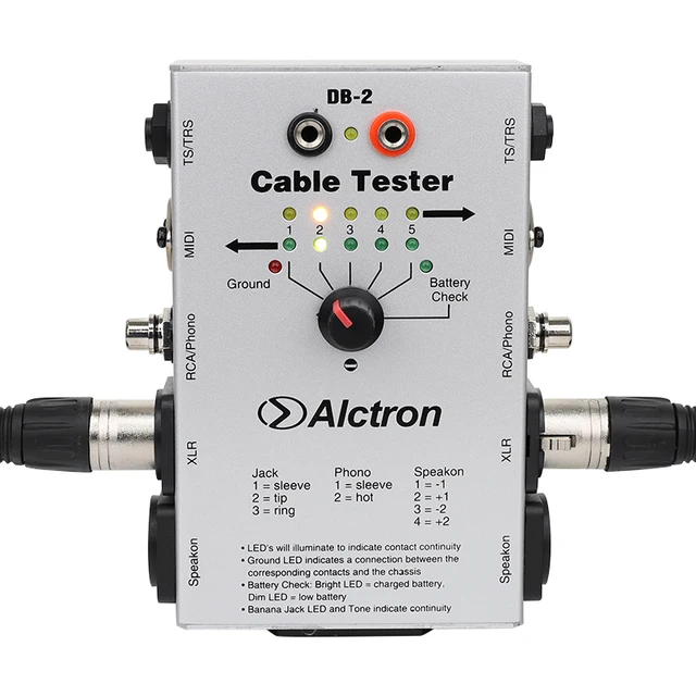 Alctron DB-2 다기능 케이블 테스터: 신뢰할 수 있는 케이블 진단 솔루션