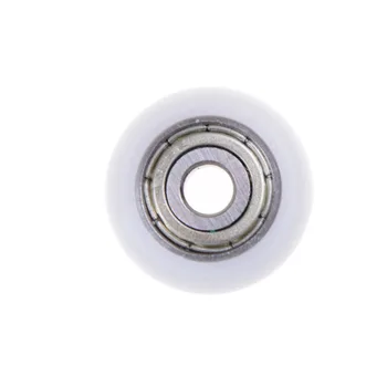 

1pcs Plastic Carbon Steel Bearings Pulley Wheels Embedded Groove Suitable For Furniture Hardware Accessories