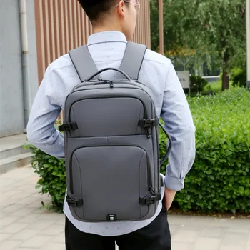 

KEENPACK 2020 New Backpack Laptop Travel Bag Business Computer Black Gray Color USB Waterproof Good Quality Hot Sale
