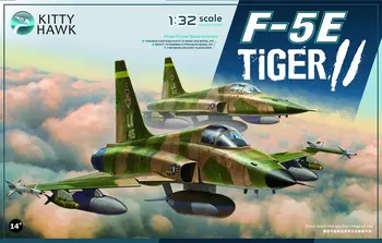 

Kitty Hawk 32018 1/32 Scale US F-5E Tiger II Fighter Plane Military Aircraft Airplane Collectible Toy Plastic Assembly Model Kit