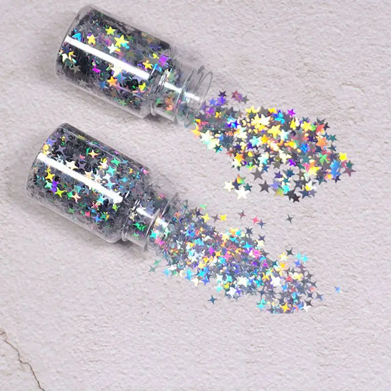 

Five-Pointed Star Sequins Bright Flake Sequins Nail Art Glitter Resin Pigment Sequins Flakiess Fillings Jewelry Making