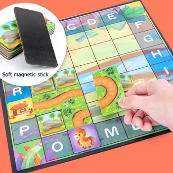 

Give Children Best Enlightenment Toy Gift Kids Snake Ladder Flight Chess Family Party Chessmen Board Game Educational Toys