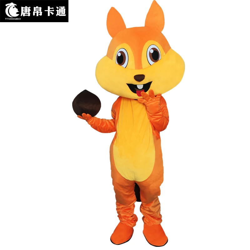 

Squirrel Mascot Costume Adult Character Outfit Suit Popular Campaign Birthday Outfits Clothing Advertising Carnival Hallowen