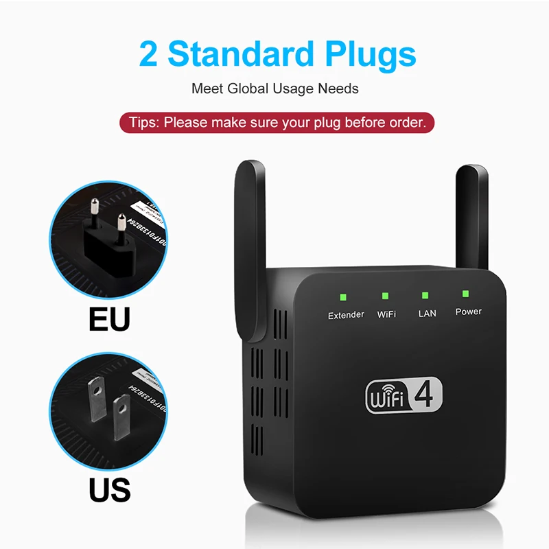 2.4G 5Ghz WiFi Repeater Wi Fi Booster 300M 1200 Mbps Bộ Khuếch Đại 802.11AC 5G Wi-Fi tầm Xa Bộ Mở Rộng Điểm Truy Cập best wifi extenders signal booster