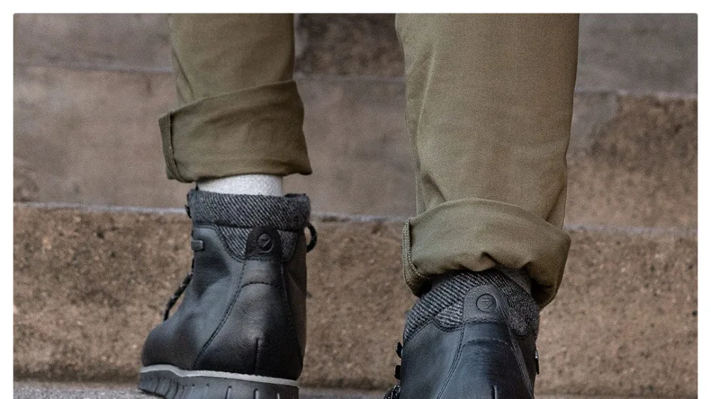 Xiaomi легкие эластичные спортивные рабочие мужские ботинки первый слой воловьей кожи антибактериальные стельки ботильоны мужские повседневные ботинки