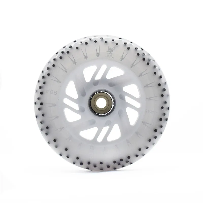 LED Speed Skating Wheel 90mm 100mm 110mm inline skates tyre 90A