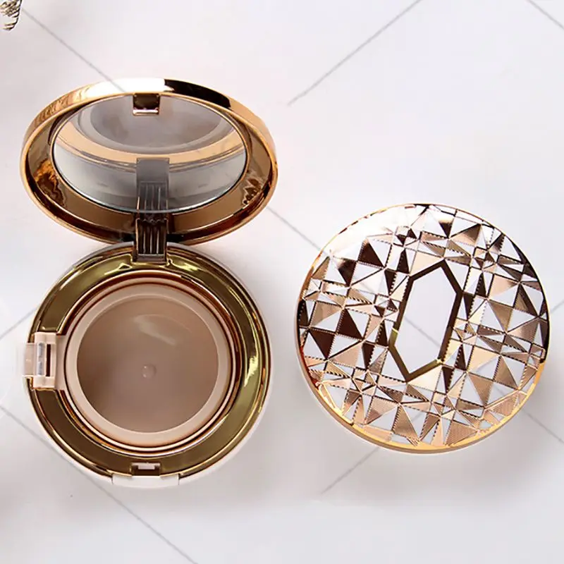 Контейнер для крема BB пустая воздушная подушка свободная пудра слоеная коробка с зеркалом косметический аксессуар