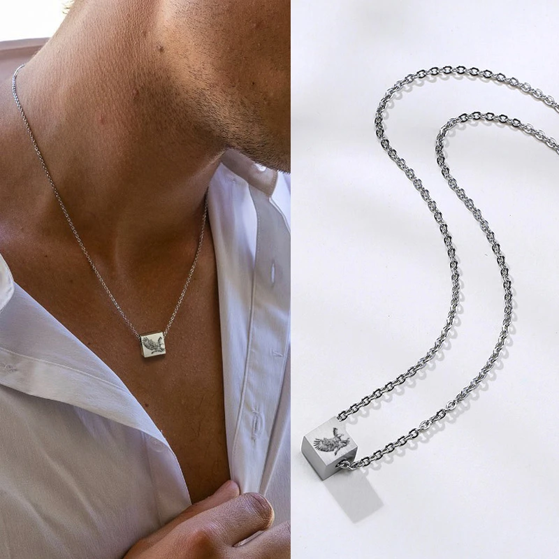 Minimalist mens necklace Clearance