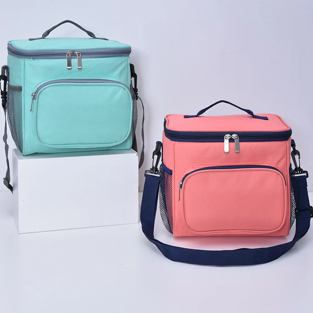 Přenosná pikniková taška, tepelně izolovaná krabička na oběd, chladicí kabelka, vodotěsný batoh, bento pouzdro, školní tašky na jídlo_voghion.com